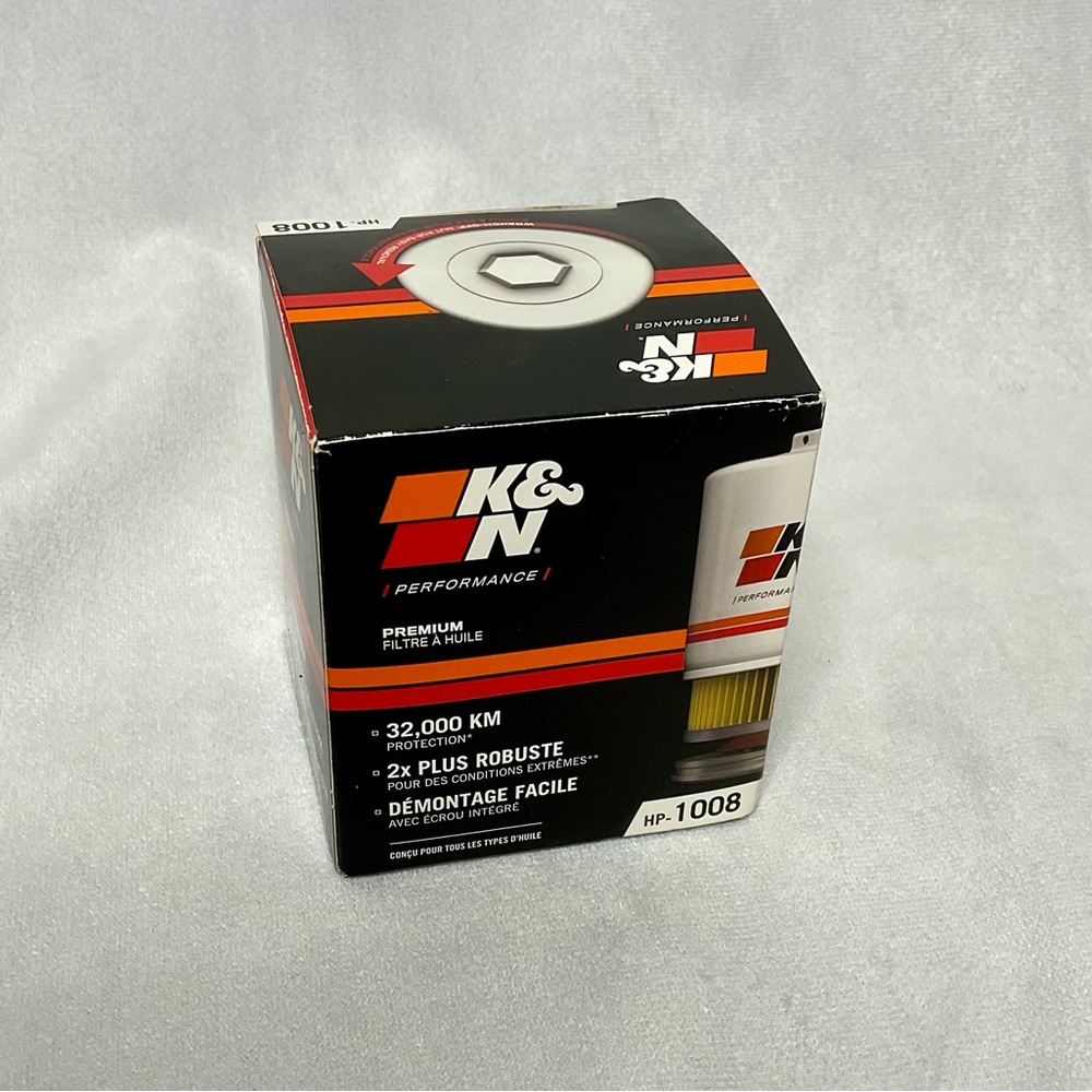 Brand New K&N Filters Performance HP-1008 Premium Oil Filter 20,000 Miles